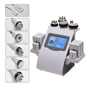 [Beatriz] 6 in 1 Desktop Body Shaping and Slimming Device 40K Ultrasonic Cavitation Vacuum RF Laser Beauty Equipment