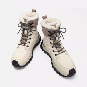 Jeep spirit mary jane Outdoor winter new style with plush thick sole warm Martin boots anti slip womens shoes