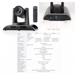 TEVO AI Auto Tracking PTZ Camera Video Conference / Live Streaming Camera 20x 30x Optical Zoom with USB3.0/HDMI/RJ45/SDI