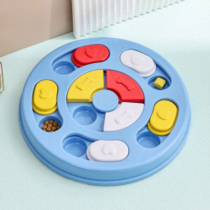 Dog Puzzle Feeder Toy Slow Food Feeder Food Turntables Anti Choking Cat Dog Bowl Pet Supplies Anjing
