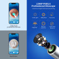 【SKIT SG】Ear Wax Removal Cleaner Intelligent Visible Ear Spoon with Camera 1296P HD Video Otoscope Earwax Cleaning Wireless Endoscope Earpick for Kids Adults, Earwax Removal Cleaner Visual Ear Cleaner with 3.5mm Camera 6 LED Light 1296P FHD Video Otoscope. 