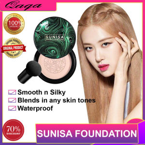 Buy 1 Take 1 SUNISA Foundation Mushroom Head Air Cushion Waterproof BB Cream Frost Concealer Oil Control Face Mask