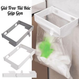 GIÁ ĐỠ TÚI RÁC GẤP GỌN COMBO 2 CÁI DÁN TƯỜNG TIỆN DỤNG | KỆ TREO TÚI RÁC NHÀ BẾP ĐA NĂNG