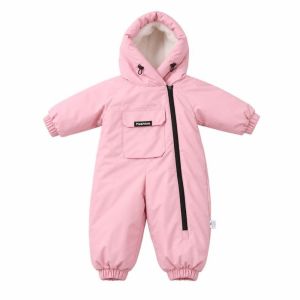 PHANT Thick Fleece Lined Kids Snow Suit Windproof Waterproof Winter Jumpsuit Cozy Active Movement Design Baby Romper Cold Weather