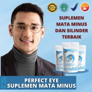 (BISA COD) PERFECT EYE - SUPLEMEN MATA MINUS DAN SILINDER - OBAT MATA MINUS ORIGINAL