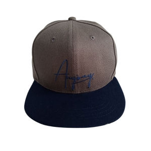 ANYWAY TOPI "SNAPBACK" HAT GREY-NAVY 032