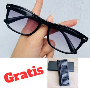 Kacamata hitam baca plus +0.50 sampai +4 - pria wanita | Bonus Obeng