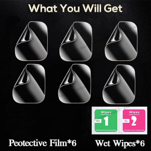 BEIZIYE For Redmi Watch 6 Active Screen Protector TPU Soft Protective Film For Redmi Watch 6 Lite 6 Active Smart Watch