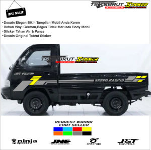 stciker mobil pick up suzuki racing ts20 stciker mobil pick up terkeren jet pick up speed racing