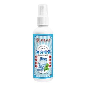 Summer Heat Cooling Spray Instant Cooling Relief Prevent Heatstroke for Summer OutdoorSports Mint-Infused Cloth Cooling Mist