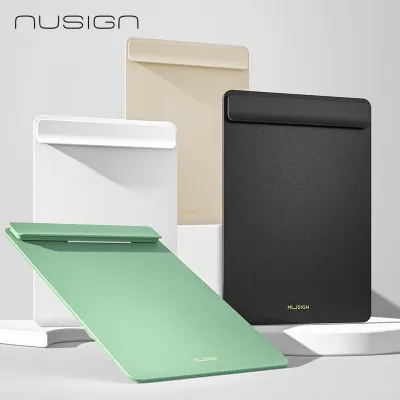 Deli&Nusign Clipboard with Clip 4Colors A4 Foam PP Widened Single Board Clamp NS501 1PCS