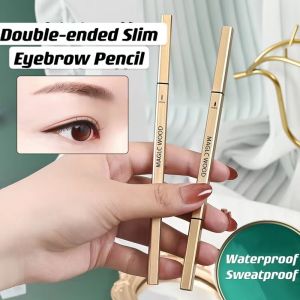 8Colors Ultra Slim Eyebrow Pencil Double Head Eyebrow Pencil Waterproof Cosmetics Makeup Tint Natural Long Lasting Eye Brow Pen