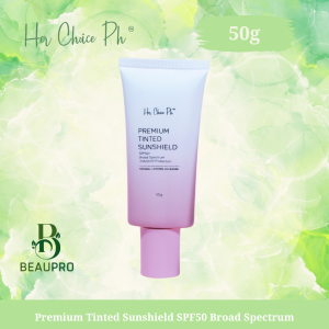 PREMIUM TINTED SUNSHIELD SPF50 50g by Her Choice Ph FDA APPROVED