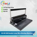 Officom Wire Binding Machine W12M A4 Size for Double Loop Ring Binder Heavy Duty Notebook Project School Office Supplies. 