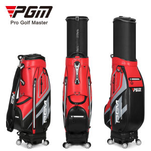PGM Fully Waterproof Design Telescopic 6 Divider Golf Travel Bag with Universal Wheel QB099