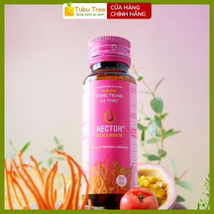 Nước Nấm Đông Trùng Hạ Thảo Hector Collagen 50ml x 10 bổ sung collagen hỗ trợ đẹp da