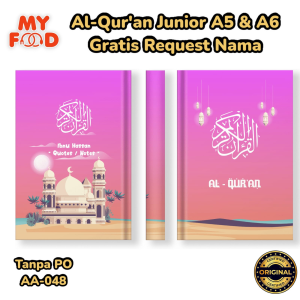 Hampers Series Pink Al-Quran A5 7in1 Custom Nama Sajadah Hijab Tasbih Kado Cewek Gift Box Muslimah