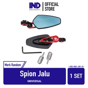 Spion-Sepion Jalu Oval Full CNC Untuk Semua Jenis Motor-Universal Vario & Beat & PCX & NMAX & Supra & Scoopy & X Ride & Xeon & Tiger & Jupiter & Mio