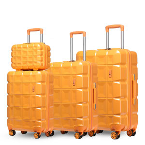 SEA CHOICE Suitcase SetsPC Material Hard Luggage Set of 2/3/4 5 Years Warranty with Spinner Wheels TSA Lock Luggage 13+20/24/28 Inches Lightweight Suitcase