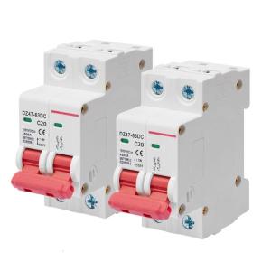 2 vị trí 20A trực tiếp hiện tại 1000V thiết bị điện DIN gắn trên đường ray tính năng an toàn xây dựng mạnh mẽ cho hộ gia đình