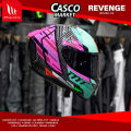 MT REVENGE 2 G BRUSH FULL FACE SINGLE VISOR MOTORCYCLE HELMET (with extra lens). 