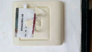 แหวนงานเงินแท้ 925 ประดับด้วยพลอยทับทิม ไซส์ 56 925 Sterling Silver Ring with Natural Gemstone Ruby. Ring Size 56 Marc Jewelry แหวน รุ่น SR00428RU-56