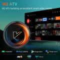 Hộp TV thông minh VONTAR W2 ATV Android TV 11.0 Amlogic S905W2 với đầu vào giọng nói, video 8K, 4K 60fps AV1, Wifi kép BT4.0, trình phát đa phương tiện. 