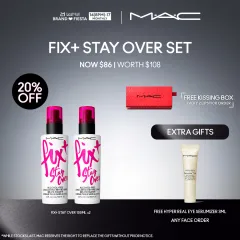 MAC Fix+ Stay Over & Hyper Real セット TRAVEL SIZE】 MAC Fix+ Multitasking Setting Spray 30ml / Alcohol
