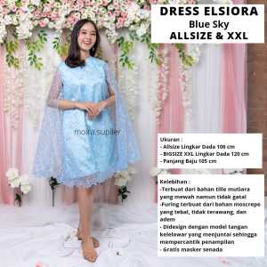 DRESS BRUKAT WANITA ELSIORA ALLSIZE-XXL