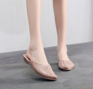 [Free Shipping] Fashionable Shiny Pointed-Toe Sandals With A Wedge Heel And Thick Platform Sole WomenS Fashion Flats With A Mid-Heel For Added Height Comfortable Mom Shoes
