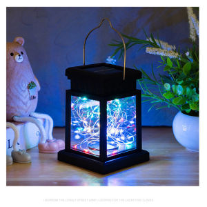 MLADEN Solar LED Star Palace Lantern Lights Outdoor Copper String Fairy Light Garden Lamp Lampu Dekorasi