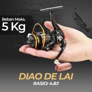 Reel Pancing Metal Murah Berkualitas Spinning Fishing Reel 13 Ball Bearing 5.2:1 - YO5000