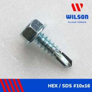 HARGA PER BOX BAUT KNOPI WILSON 10X16 1000PCS / BAUT SEKRUP BAJA RINGAN 10 X 16 / KEPALA UKURAN 8MM / 8 MM