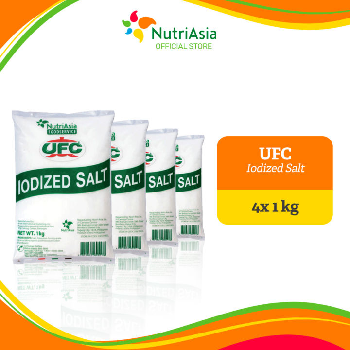 UFC Iodized Salt 1kg Bundle of 4 | Lazada PH