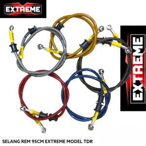 Selang Rem Variasi EXTREME Selang Rem Motor Premium Original Ukuran Depan & Belakang Universal Semua Motor