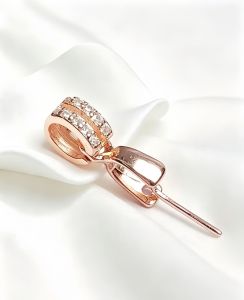 925 Mặt dây chuyền Phật bằng bạc có móc cài đa năng mặt dây chuyền đa năng có móc cài hình bầu dục khung trống để treo mặt dây chuyền ngọc móc cài ngọc. diy Phụ Kiện