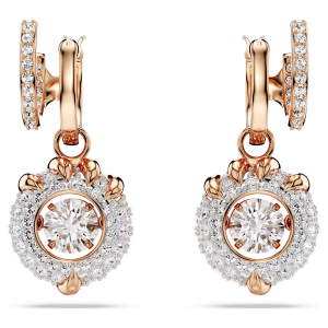 SWAROVSKI Luxury Dragon & Phoenix dragon claw white diamond teardrop earrings S925 sterling silver womens fashion earrings