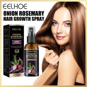 Eelhoe Onion And Rosemary Hair Spray Hair Growth Spray Dense Hair Spray Rosemary Essential Oil Hair Nourishing Essential Oil Anti Hair Loss Spray Hair Oil With Onion Black Seed Hair Growth Serum Spray Control Hair Loss