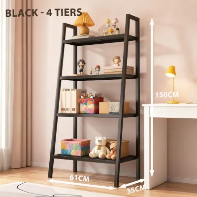 JOYNEST 3/4/5 Tier Metal Storage Rack Multipurpose Bookshelves Kitchen Iron Rack Book Rack
