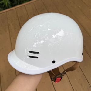 Mũ bảo hiểm chất lượng giá rẻ kiểu Nhật nửa đầu mũ bóng chày dày với khóa an toàn
