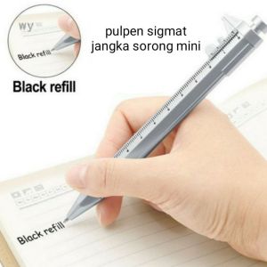 1 Buah Pena Tinta Gel Multifungsi Baru Vernier-Caliper Roller Bola Pena Alat Tulis