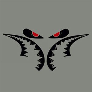 VEROM Heat-resistant Bicycle Decoration Waterproof MTB Bike Shark Head Road Bike Tube Stickers Frame Decorative Sticker Bike Frame Stickers Bicycle Stickers