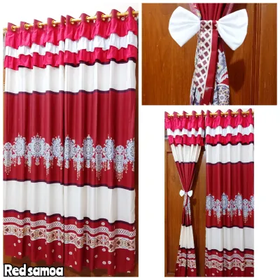 GORDEN SMOKRING GORDEN JENDELA GORDEN PINTU MOTIF RUMBAI GORDEN PITA SUSUN