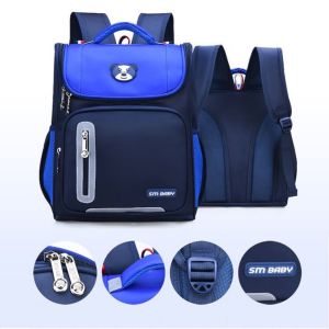 HY BAG #9990 FASHION KIDS POLYESTER OXFORD CLOTH SCHOOL BACKPACK MULTIPLE COMPARTMENTS