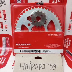 Gir set paket rantai roda drive chain kit T-15 T-46 428-120 CB150R (2015 - 2018) CBR 150R (2014 - 2016) original honda 06401 K45 N01