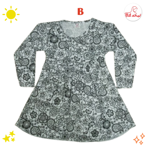 Baju Gaun Anak Lengan Panjang Size L