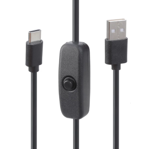 Power Cable with Switches USB Type C 5V 3A Fast Charging Cord Multipurpose USB Type C Charging Cord for Multiple Devices