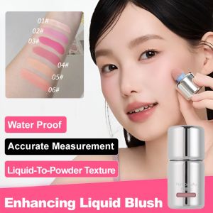 Liquid Blush Matte Atmosphere Contouring Expansion and Contraction Brightening Makeup Fix Vegan Color Show Host Blush提升气色液体腮红