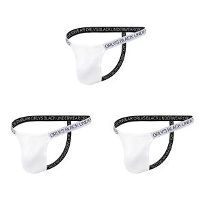 CMENIN ORLVS 3Pcs New Modal Mens Panties Briefs Men Underpants Low Waist Slip Jockstrap Underwear Man Brief Cuecas OR6107