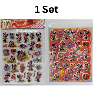 Pelekat 3D Kartun Bayi Perempuan Besar Hadiah Didik Awal Pelekat Buih Comel Untuk Anak 2pcs Kids Large Dress Up Sticker Book Baby 3D Foam Cartoon Sticker 3D Bubble Sticker 大号换装女孩粘贴纸小宝宝3D泡棉贴纸儿童卡通泡泡贴纸早教奖励贴画 E212